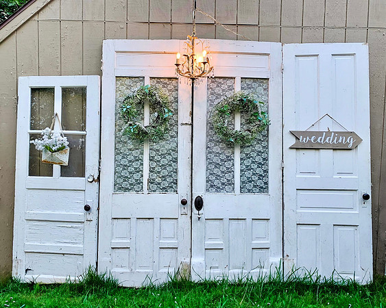Set of White Doors